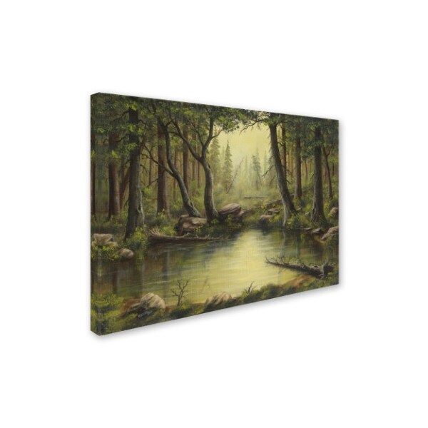 Robert Wavra 'Evening At The Creek' Canvas Art,24x32